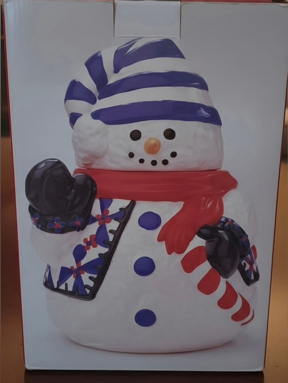 Vintage Snowman Cookie Jar